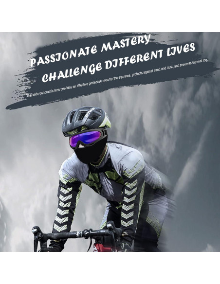 Set de 10 Accesorios para Motocicleta Immoono - Gafas y Mascarillas