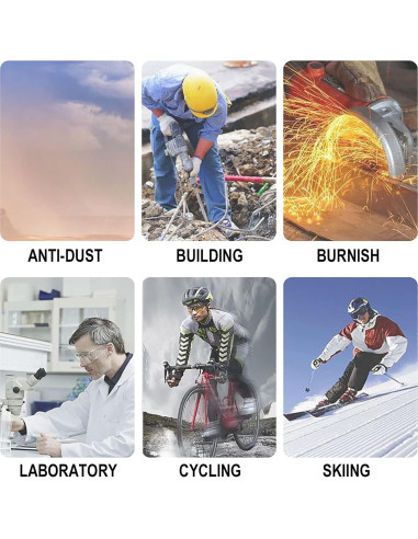 Set de 10 Accesorios para Motocicleta Immoono - Gafas y Mascarillas