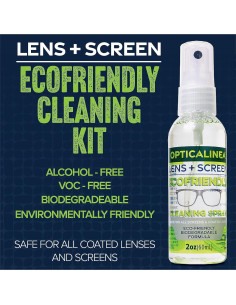 Limpiador de Lentes ECOFRIENDLY Opticalinea 3 Paquete 177 ml 2