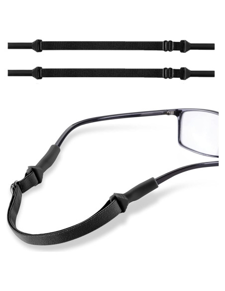 Correa Ajustable para Gafas lvvfit 2 Piezas Negro