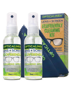 Limpiador de Lentes y Pantallas Opticalinea 2 Paquetes 118 ml