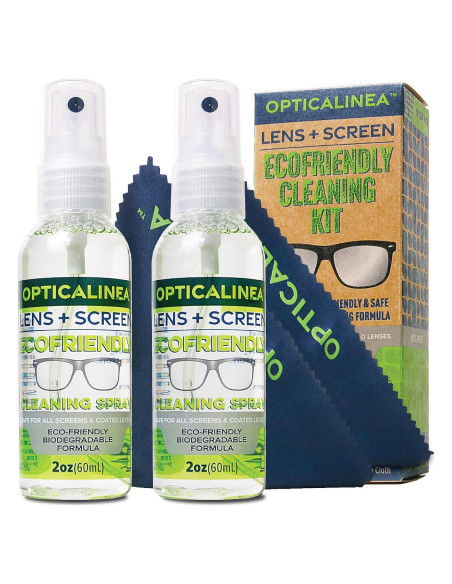 Limpiador de Lentes y Pantallas Opticalinea 2 Paquetes 118 ml