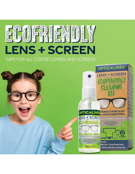 Limpiador de Lentes y Pantallas Opticalinea 2 Paquetes 118 ml