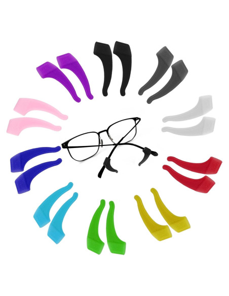 5 Pares Sujetadores Gafas Silicona Antideslizante Sima-2