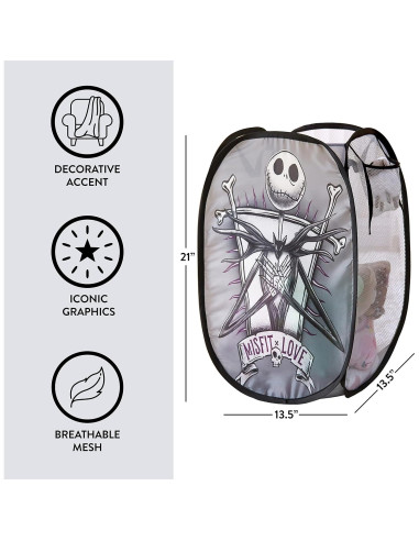 Cesta de Lavandería Plegable Idea Nuova 60L Pesadilla