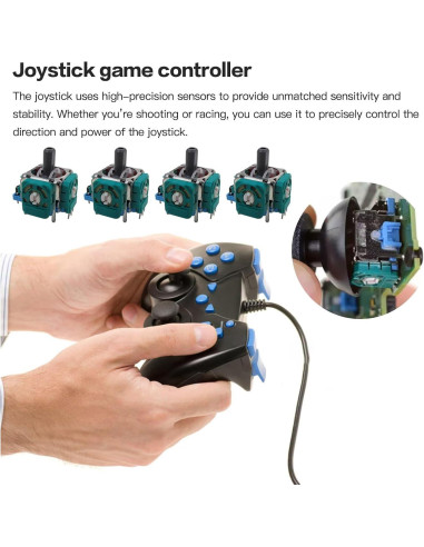 4 Piezas Palanca Analógica Joystick Loner para PS5
