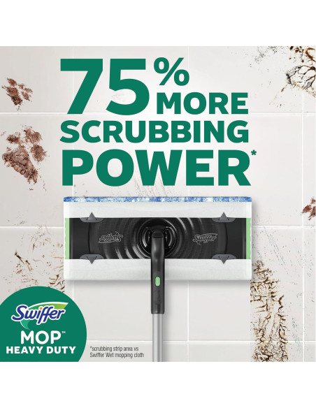 Swiffer Deluxe Kit 2-en-1 para Barrer y Trapear Pisos