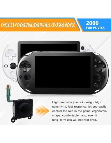 Joystick Analógico Reemplazo GRABOTE para PS Vita 2000 Negro