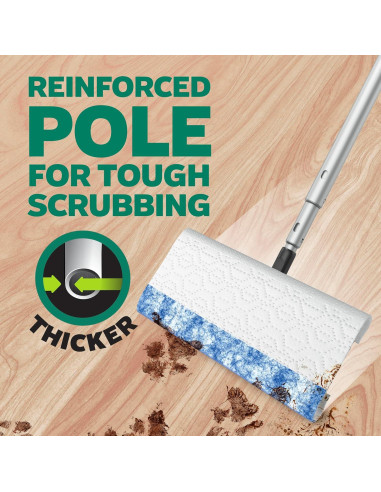 Swiffer Deluxe Kit 2-en-1 para Barrer y Trapear Pisos