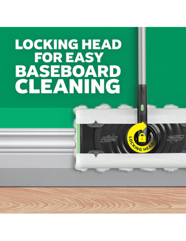 Swiffer Deluxe Kit 2-en-1 para Barrer y Trapear Pisos