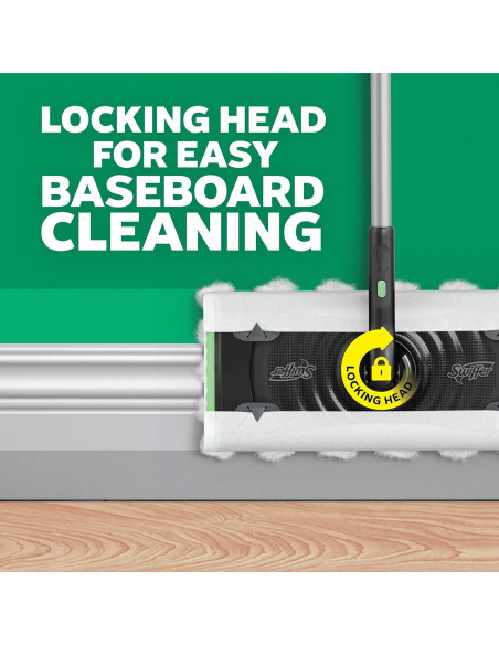 Swiffer Deluxe Kit 2-en-1 para Barrer y Trapear Pisos