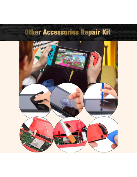 Reemplazo Joystick Joycon MYPIN 33 PCS para Nintendo Switch