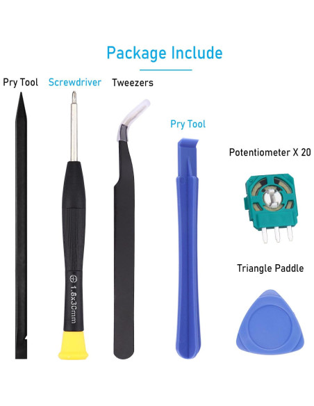20 Potenciómetros 2K3 Ohm para Controlador PS5 Ikpek