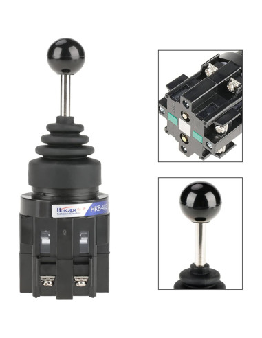Interruptor Joystick Momentáneo 4 Posiciones CS-402 30mm