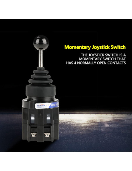 Interruptor Joystick Momentáneo 4 Posiciones CS-402 30mm