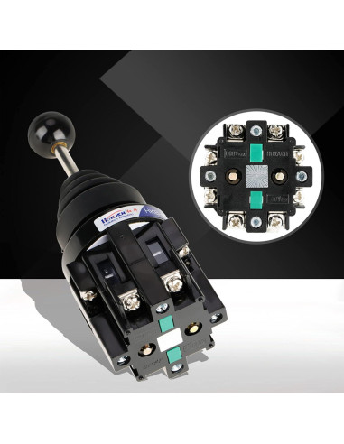 Interruptor Joystick Momentáneo 4 Posiciones CS-402 30mm