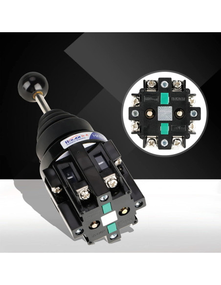 Interruptor Joystick Momentáneo 4 Posiciones CS-402 30mm