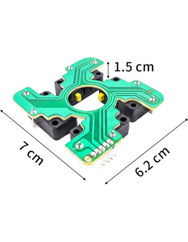 Placa PCB Joystick ZEZEFUFU Reemplazo Fácil Instalación