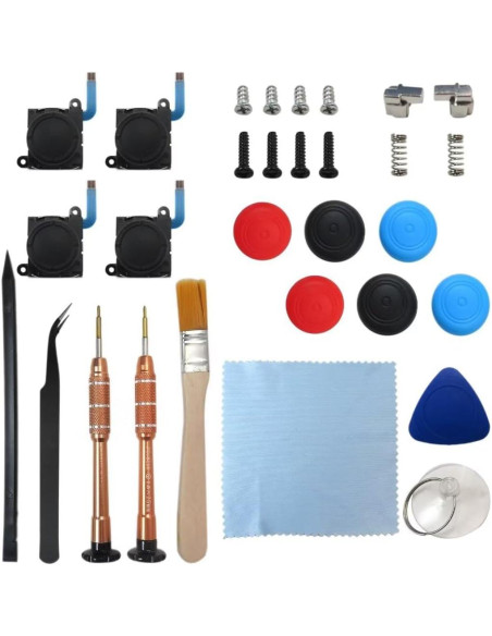 Kit Reparación Joystick Nintendo Switch USonline911 4 Piezas