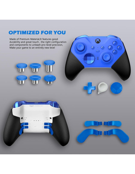 Accesorios Sedicoca 13 en 1 para Xbox Elite Series 2 Azul