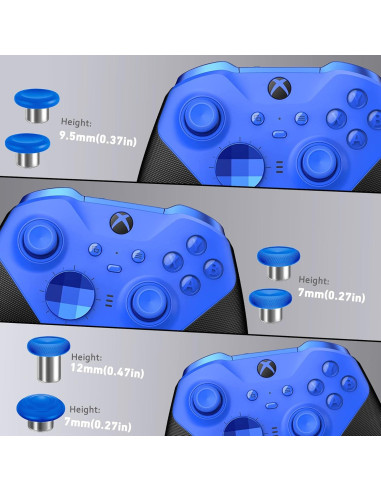 Accesorios Sedicoca 13 en 1 para Xbox Elite Series 2 Azul