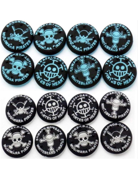 Tapa de goma silicona Rowsmau 4 piezas para joystick PS4/Xbox