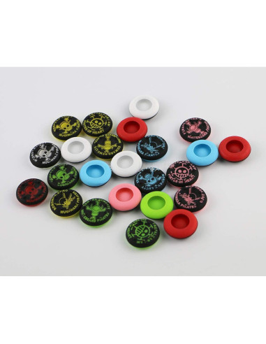 Tapa de goma silicona Rowsmau 4 piezas para joystick PS4/Xbox