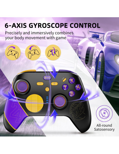 Controlador TOOMU Pro para Nintendo Switch con Turbo y Giroscopio