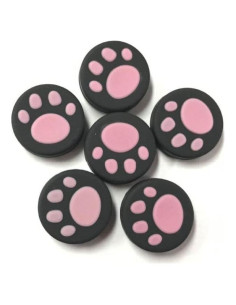 6 Agarre de Silicona Rosa Ambertown para Joystick Switch