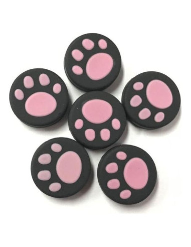 6 Agarre de Silicona Rosa Ambertown para Joystick Switch