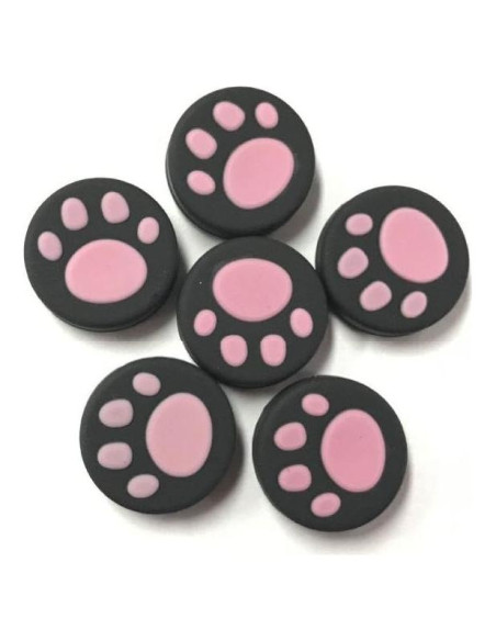 6 Agarre de Silicona Rosa Ambertown para Joystick Switch