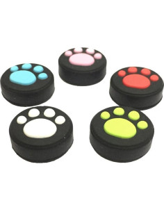 6 Agarre de Silicona Rosa Ambertown para Joystick Switch 2