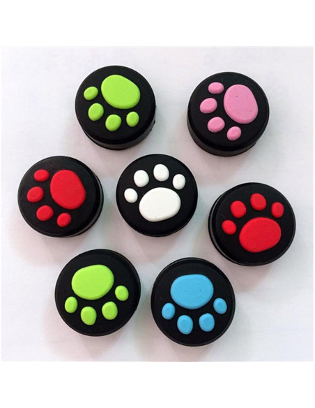 6 Agarre de Silicona Rosa Ambertown para Joystick Switch