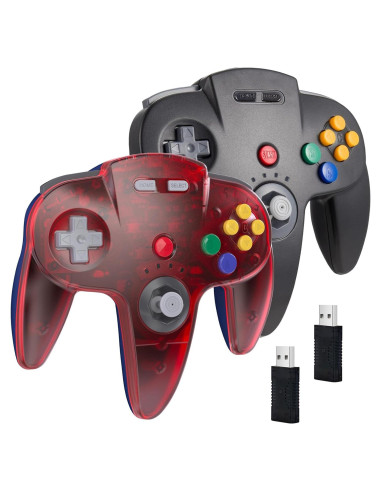 Controladores Inalámbricos USB N64 Kiwitatá para Switch