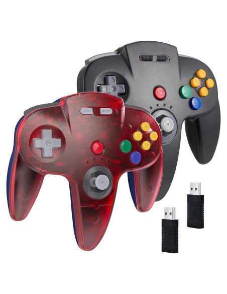 Controladores Inalámbricos USB N64 Kiwitatá para Switch