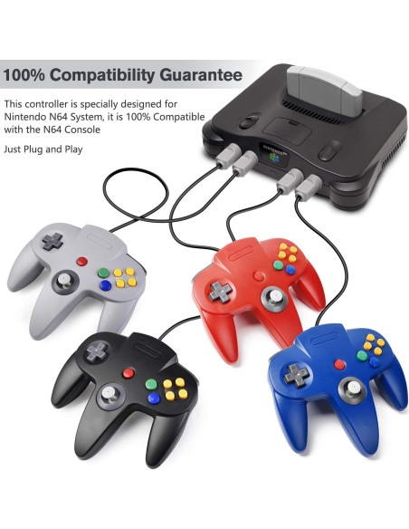 Controlador Suily para N64 - 2 Pack Joystick 1.83m