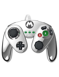 Controlador con cable PDP para Wii U - Metal Mario