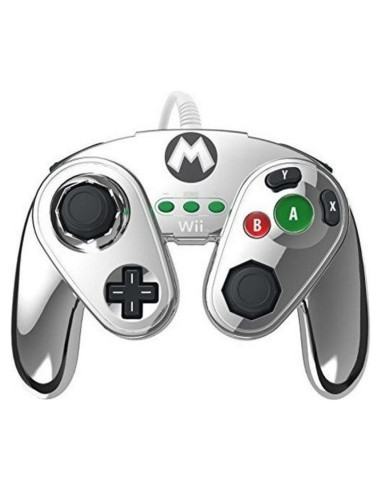 Controlador con cable PDP para Wii U - Metal Mario