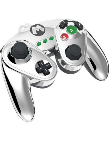Controlador con cable PDP para Wii U - Metal Mario