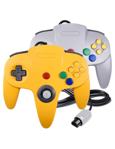 Paquete de 2 Controladores N64 Suily - Joystick Mejorado