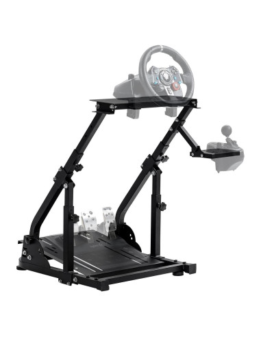 Soporte de Volante de Carreras Supllueer con Doble Brazo Ajustable