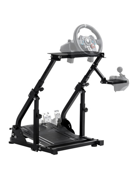 Soporte de Volante de Carreras Supllueer con Doble Brazo Ajustable