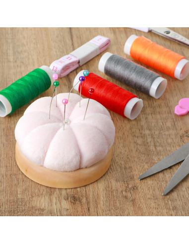 Almohadilla para Agujas de Coser Rosa Xinjoduz 7 cm Madera