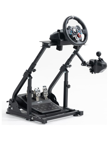 Soporte de Volante de Carreras Supllueer con Doble Brazo Ajustable