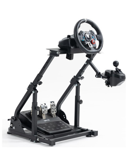 Soporte de Volante de Carreras Supllueer con Doble Brazo Ajustable