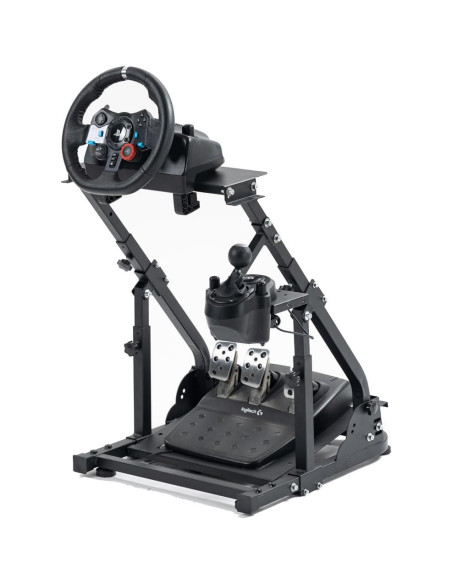 Soporte de Volante de Carreras Supllueer con Doble Brazo Ajustable