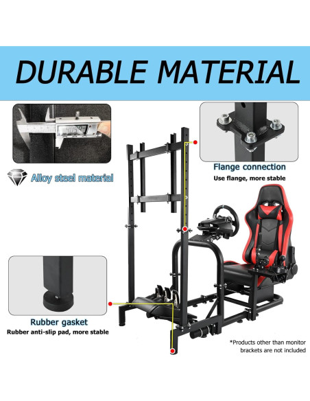 Soporte de Pantalla Anman Racing Pro para Simulador 24-55"