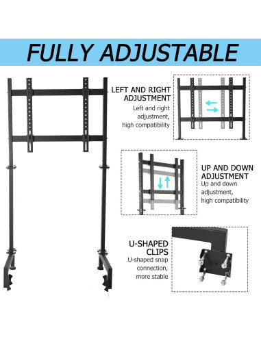 Soporte de Pantalla Anman Racing Pro para Simulador 24-55"