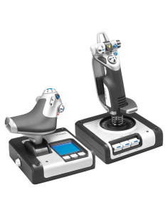 Control de Vuelo Logitech G X52 Renovado - Joystick y Pedales