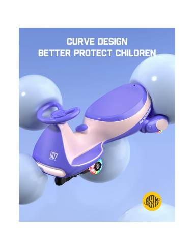 Coche Eléctrico FanttikRide N7 Pro Rosa 2 Velocidades 68 kg